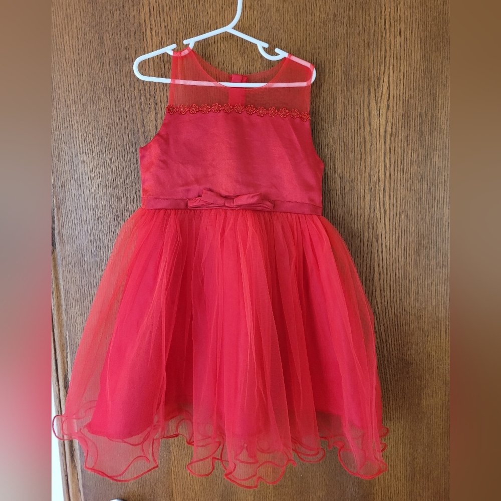 Orchid Lane Red Holiday Dress size 6